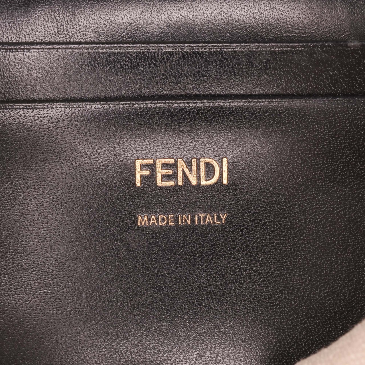 Fendi Chinese Valentines Day Mini Zucca Embroidered Canvas Baguette Satchel Bruin