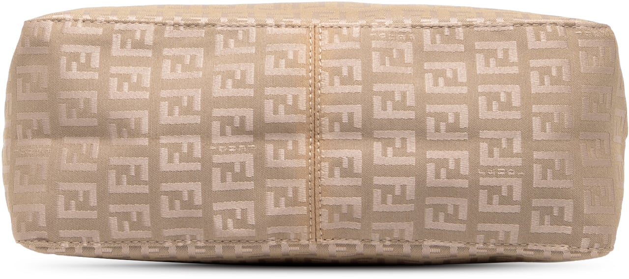 Fendi Zucchino Canvas Pochette Bruin