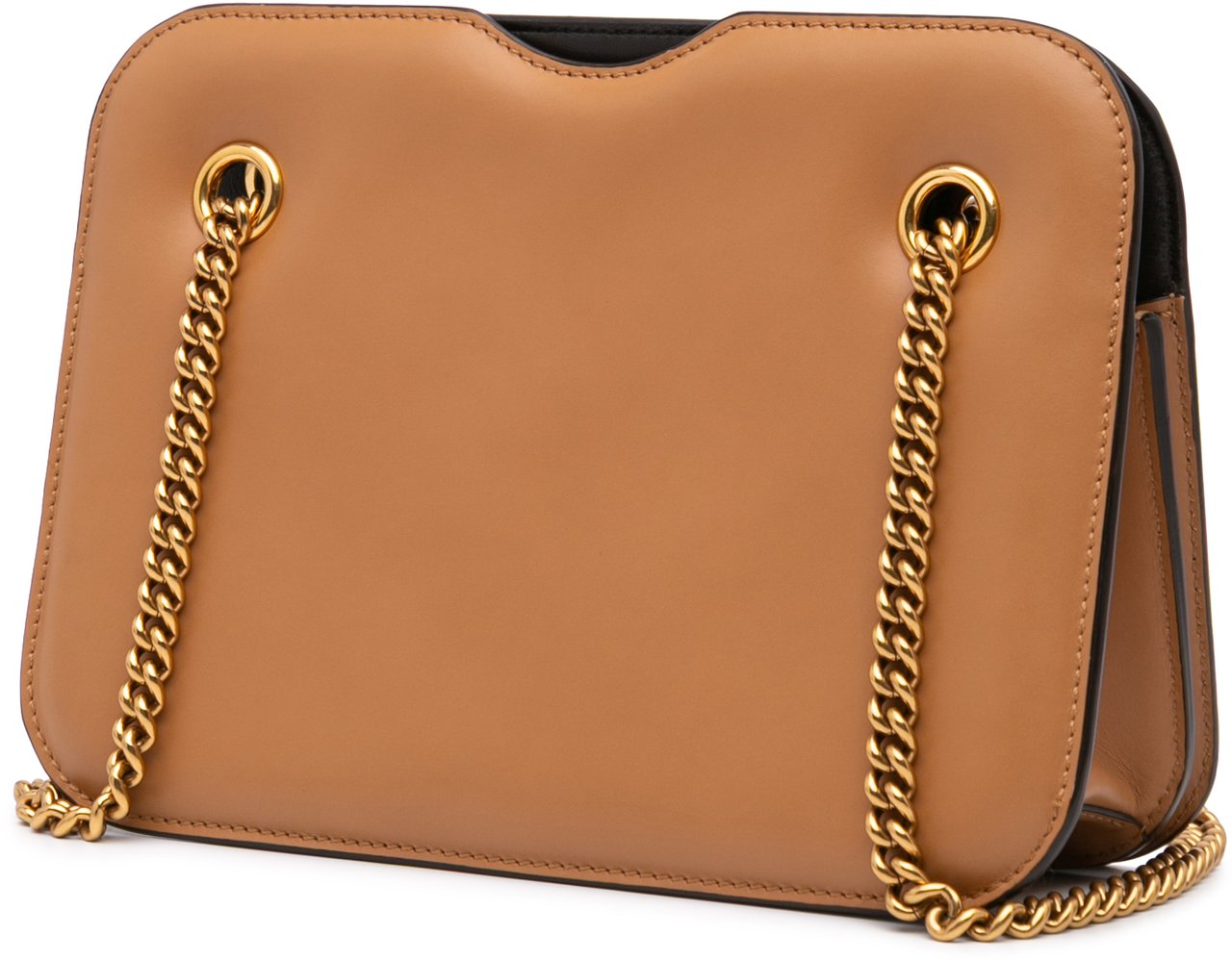 Fendi Calfskin Vitello King Nubuck Pequin Karligraphy Pocket Shoulder Bag Bruin