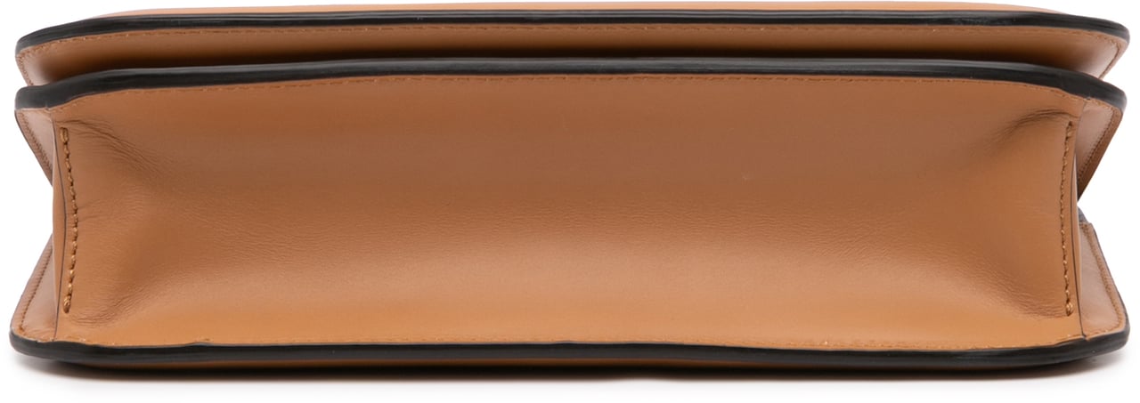 Fendi Calfskin Vitello King Nubuck Pequin Karligraphy Pocket Shoulder Bag Bruin