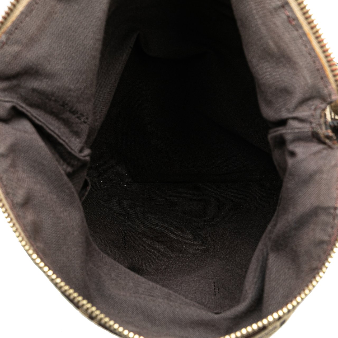 Fendi Zucchino Canvas Crossbody Bruin