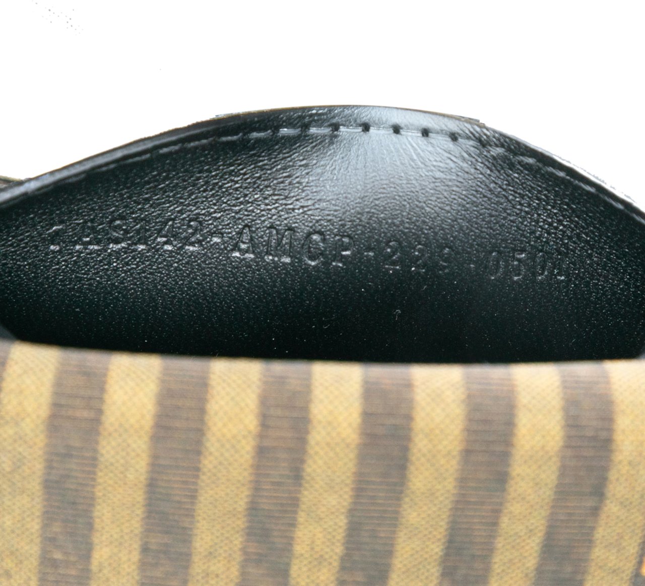 Fendi Satin Baguette Phone Pouch Satchel Zwart