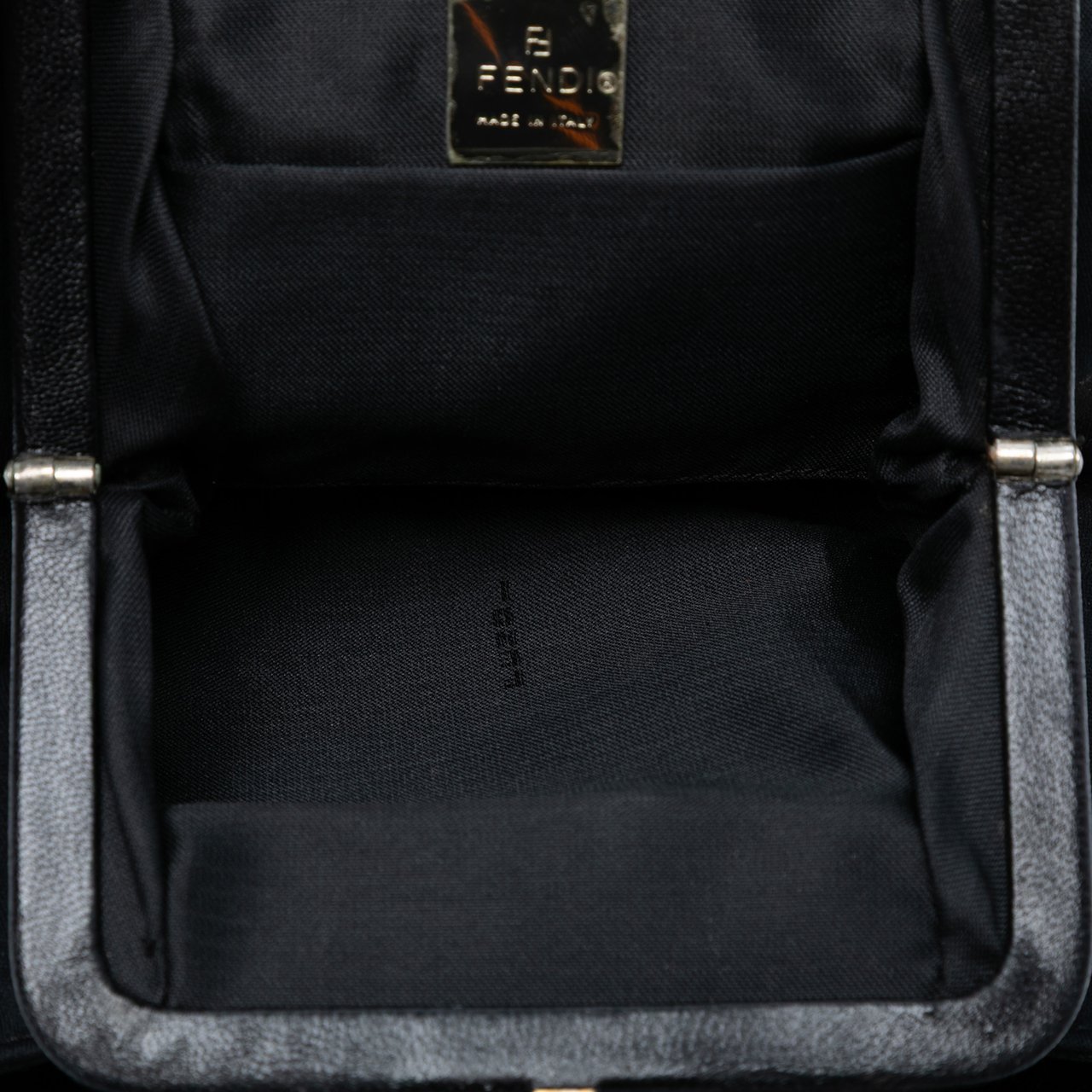 Fendi Canvas FF Handbag Zwart