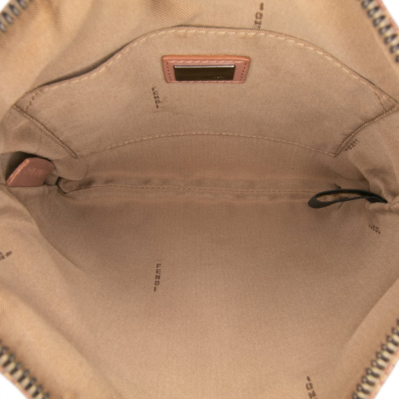 Fendi Zucchino Canvas Crossbody Bruin