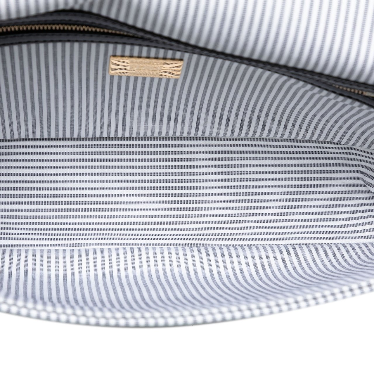 Fendi Striped Jersey Baguette Satchel Wit