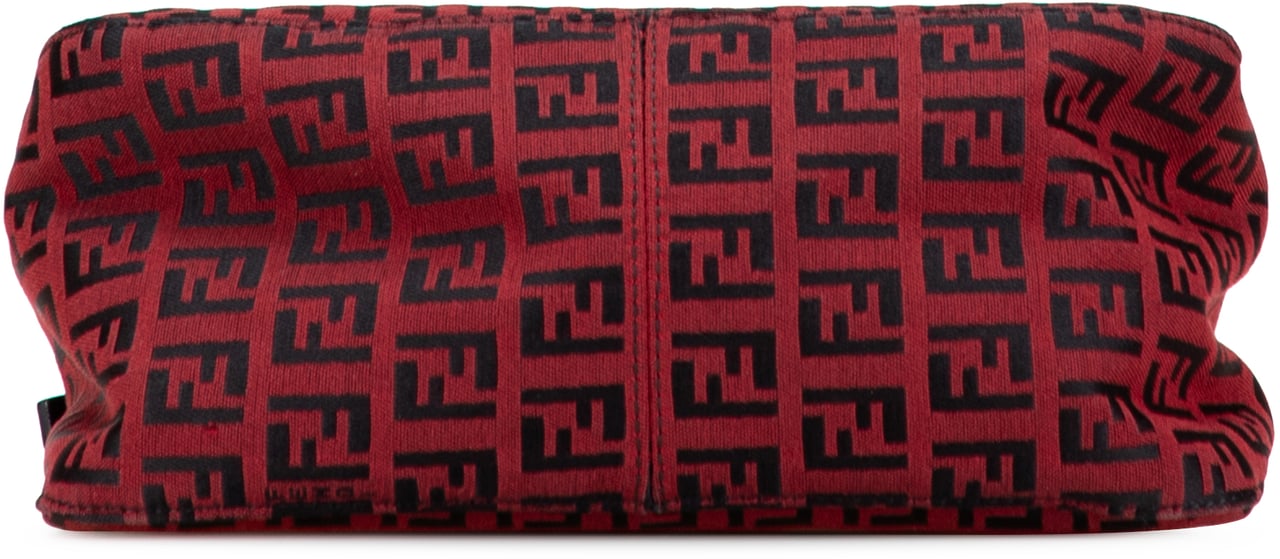 Fendi Mini Zucchino Canvas Mamma Forever Rood