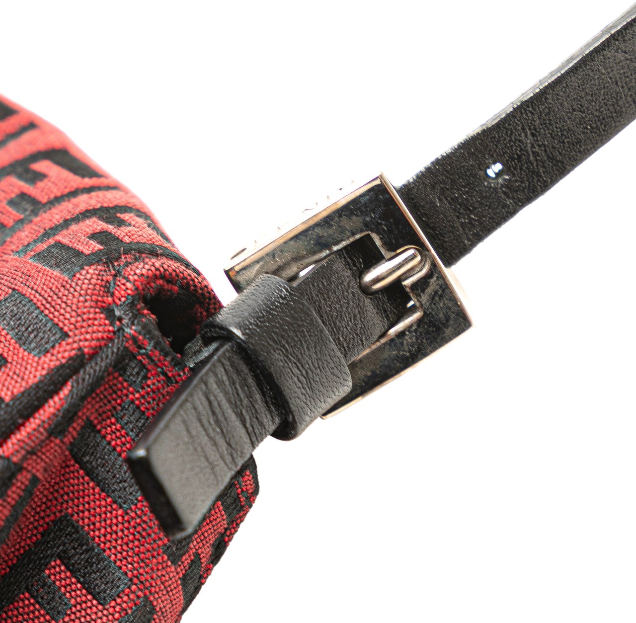 Fendi Mini Zucchino Canvas Mamma Forever Rood