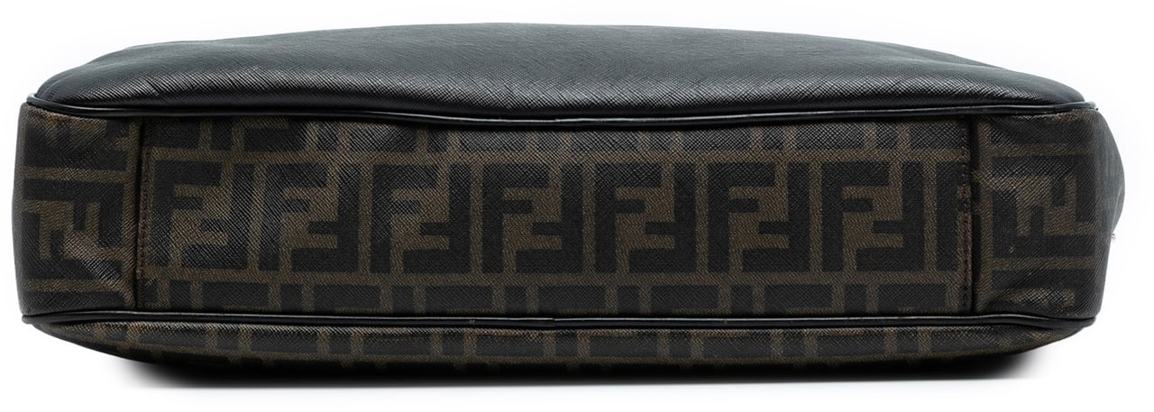 Fendi Zucca Coated Canvas Business Bag Bruin