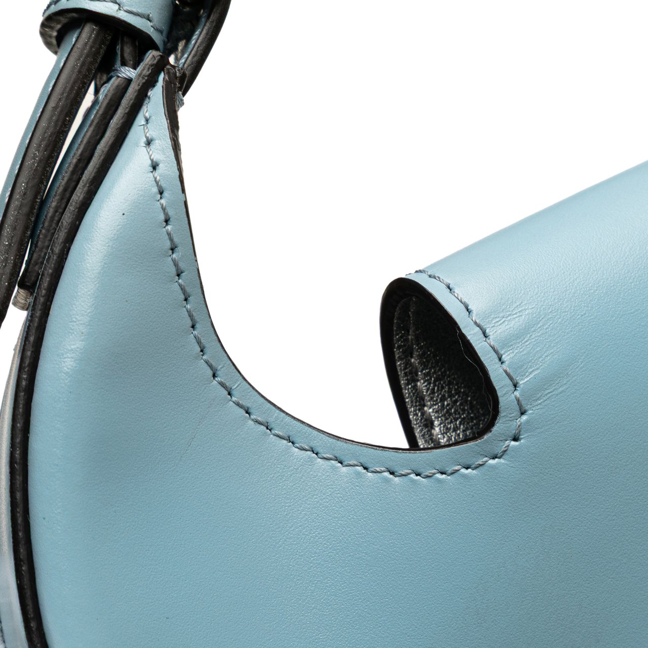 Fendi Mini Leather Cookie Hobo Blauw