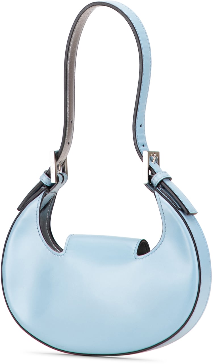 Fendi Mini Leather Cookie Hobo Blauw