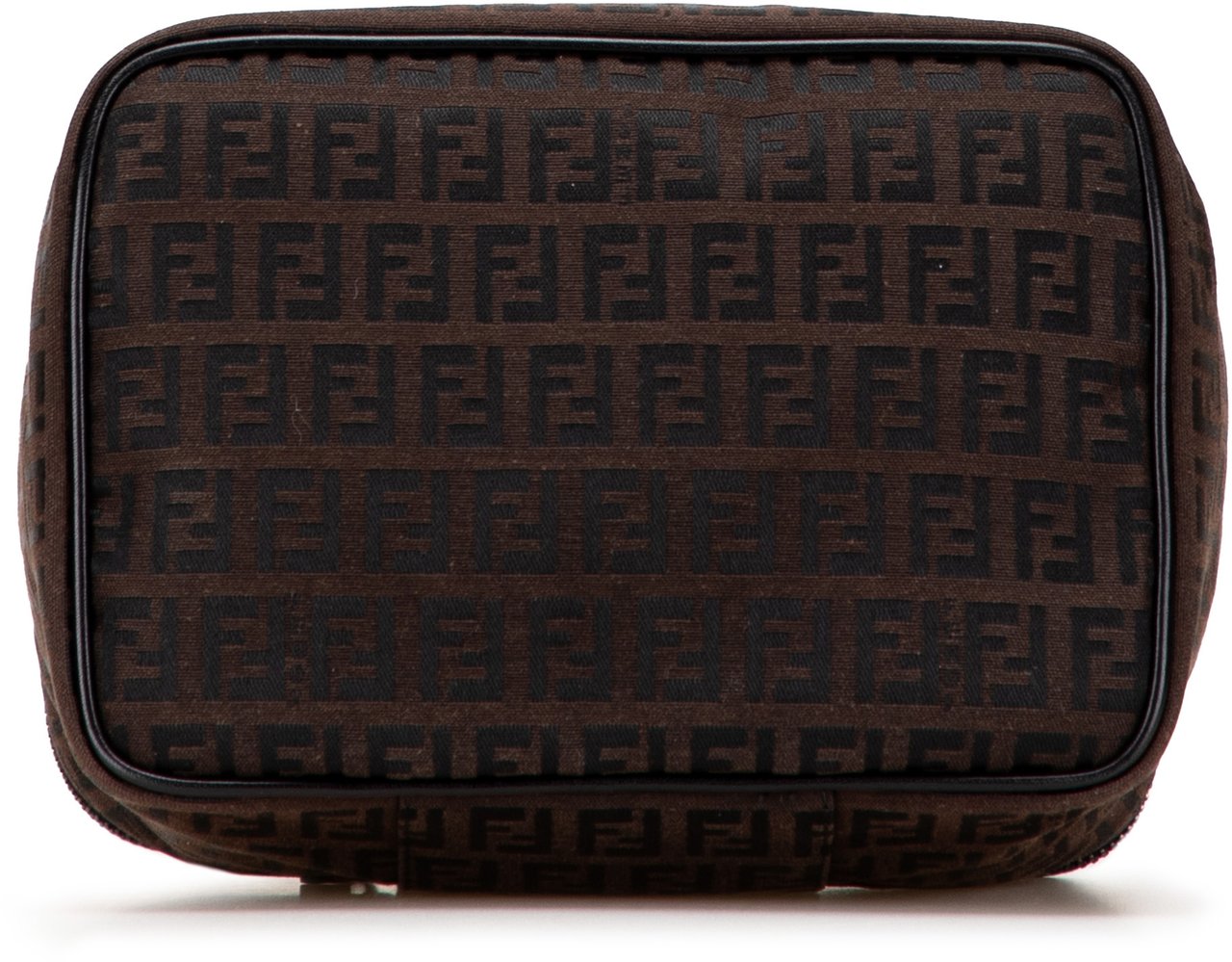 Fendi Zucca Canvas Vanity Bag Bruin