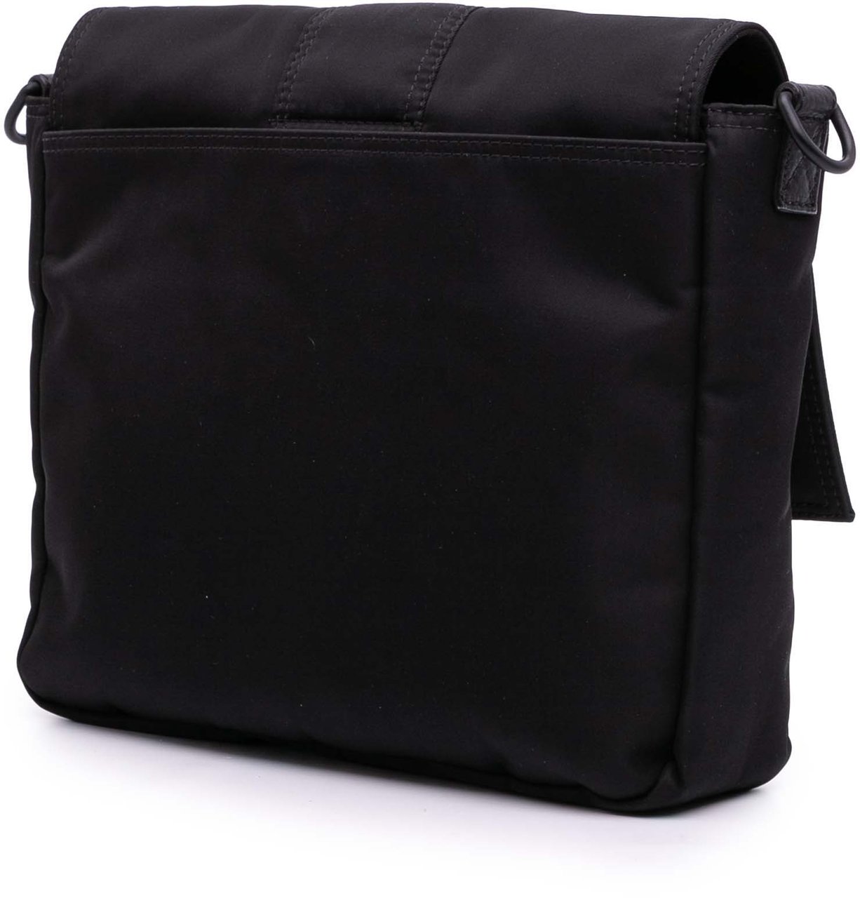 Fendi Medium Econyl Nylon Baguette Crossbody Zwart