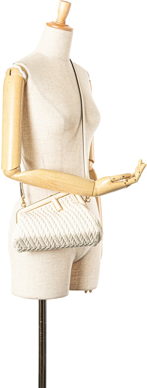 Fendi Small Knit Fendi First Crossbody Bruin