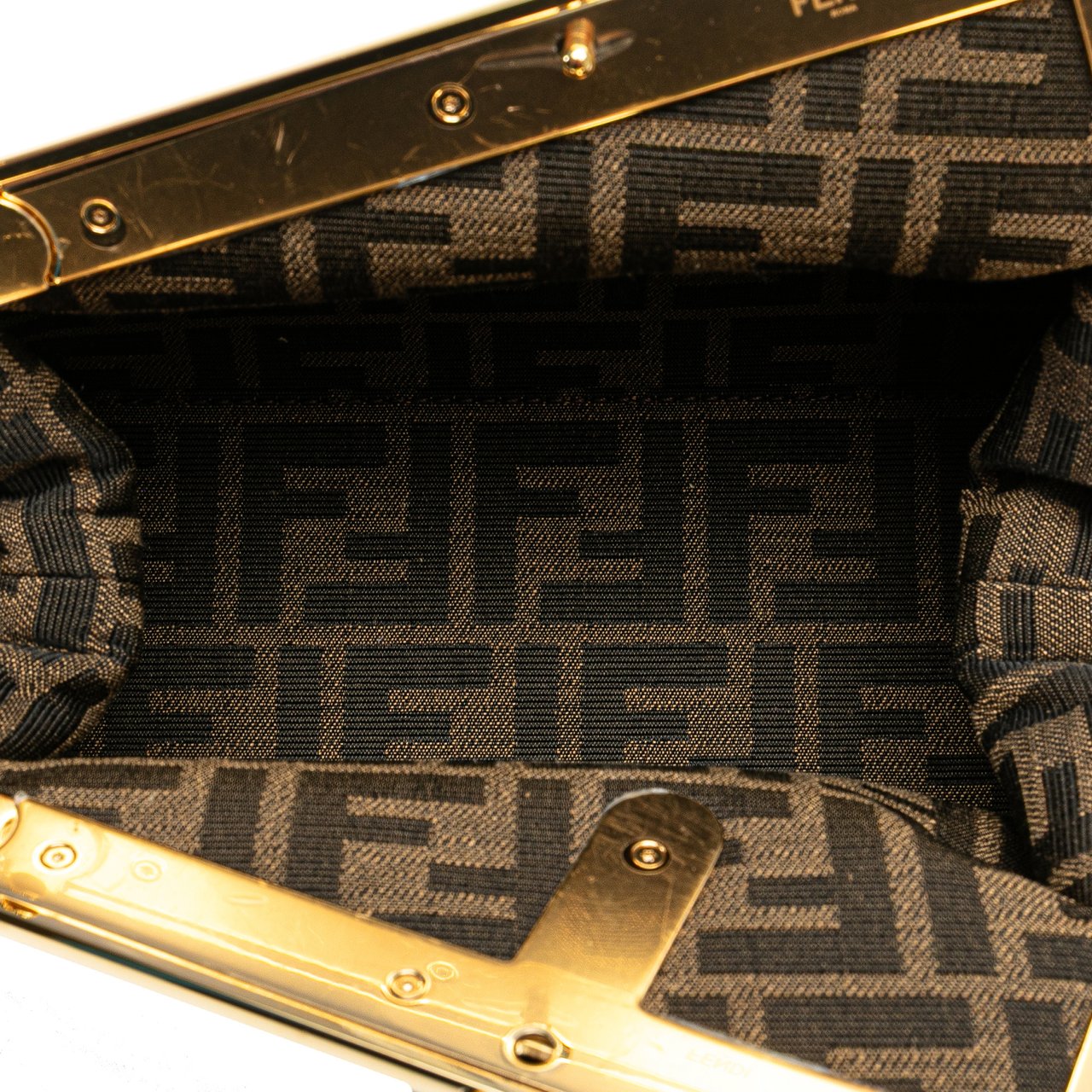 Fendi Small Knit Fendi First Crossbody Bruin