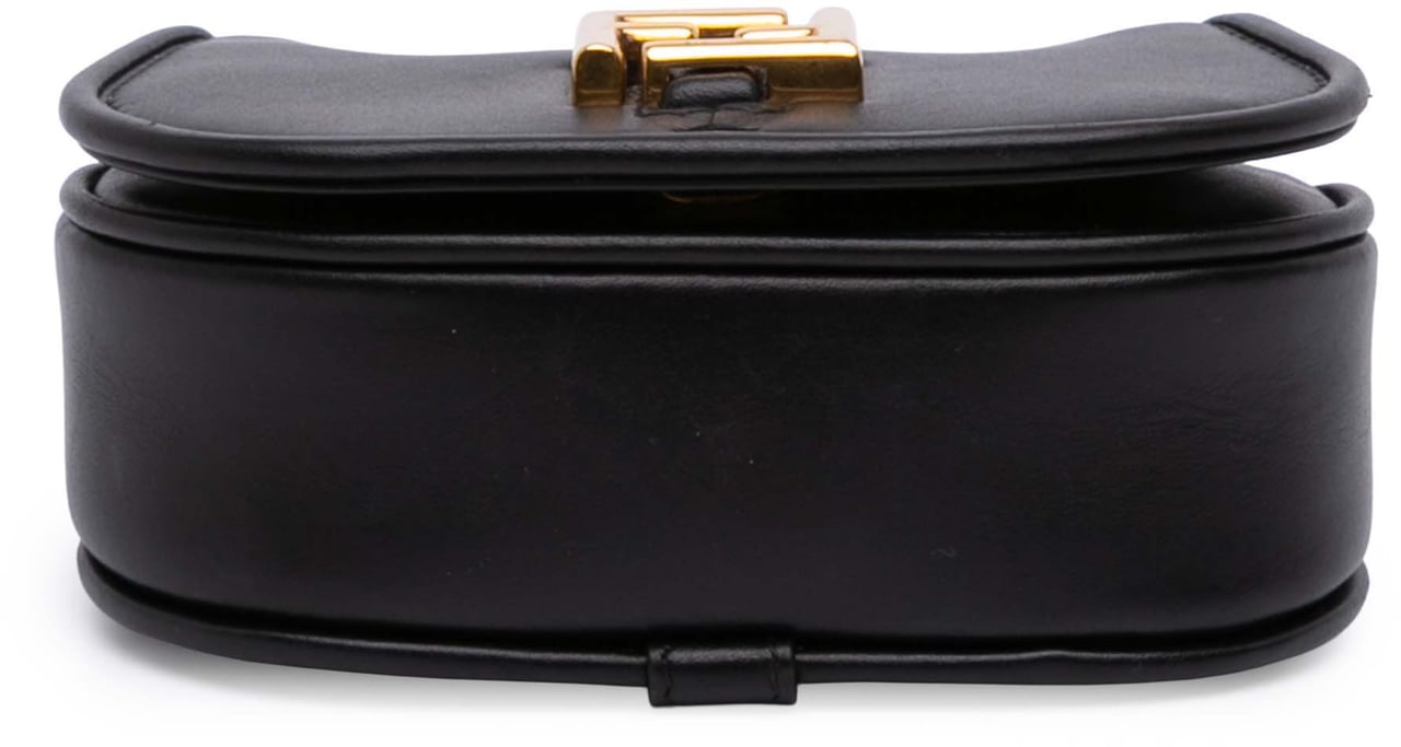 Fendi Mini Leather C mon Crossbody Zwart