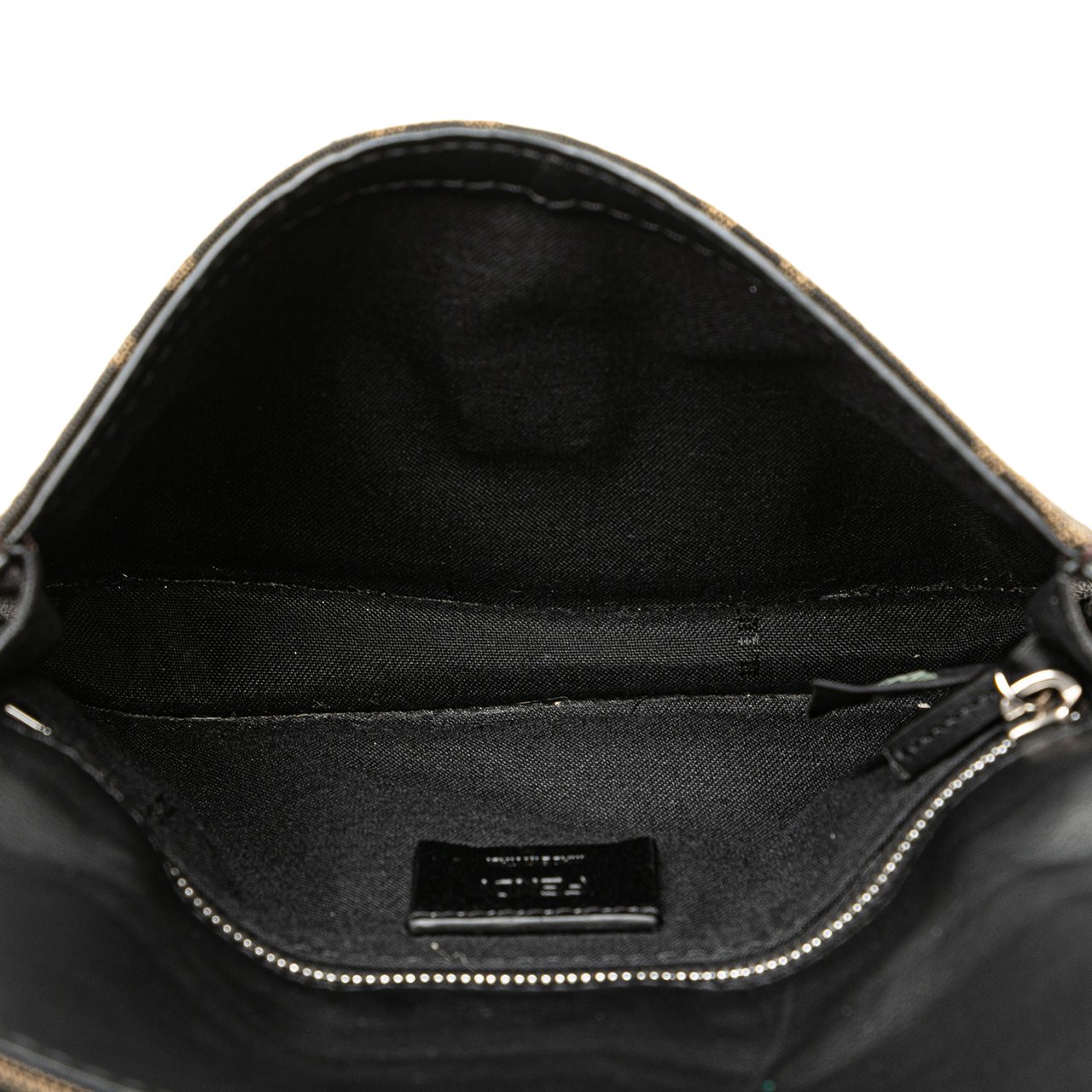 Fendi Zucca Canvas Convertible Belt Bag Bruin