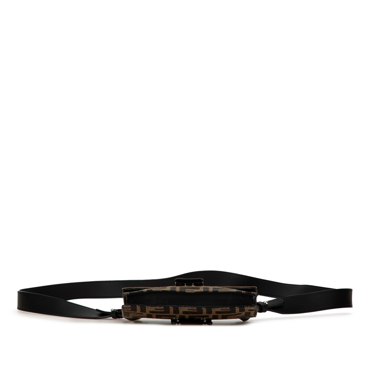 Fendi Zucca Canvas Convertible Belt Bag Bruin