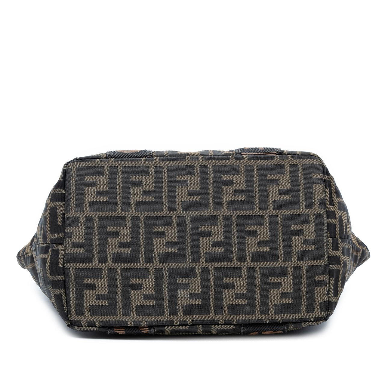 Fendi Zucca Canvas Handbag Bruin