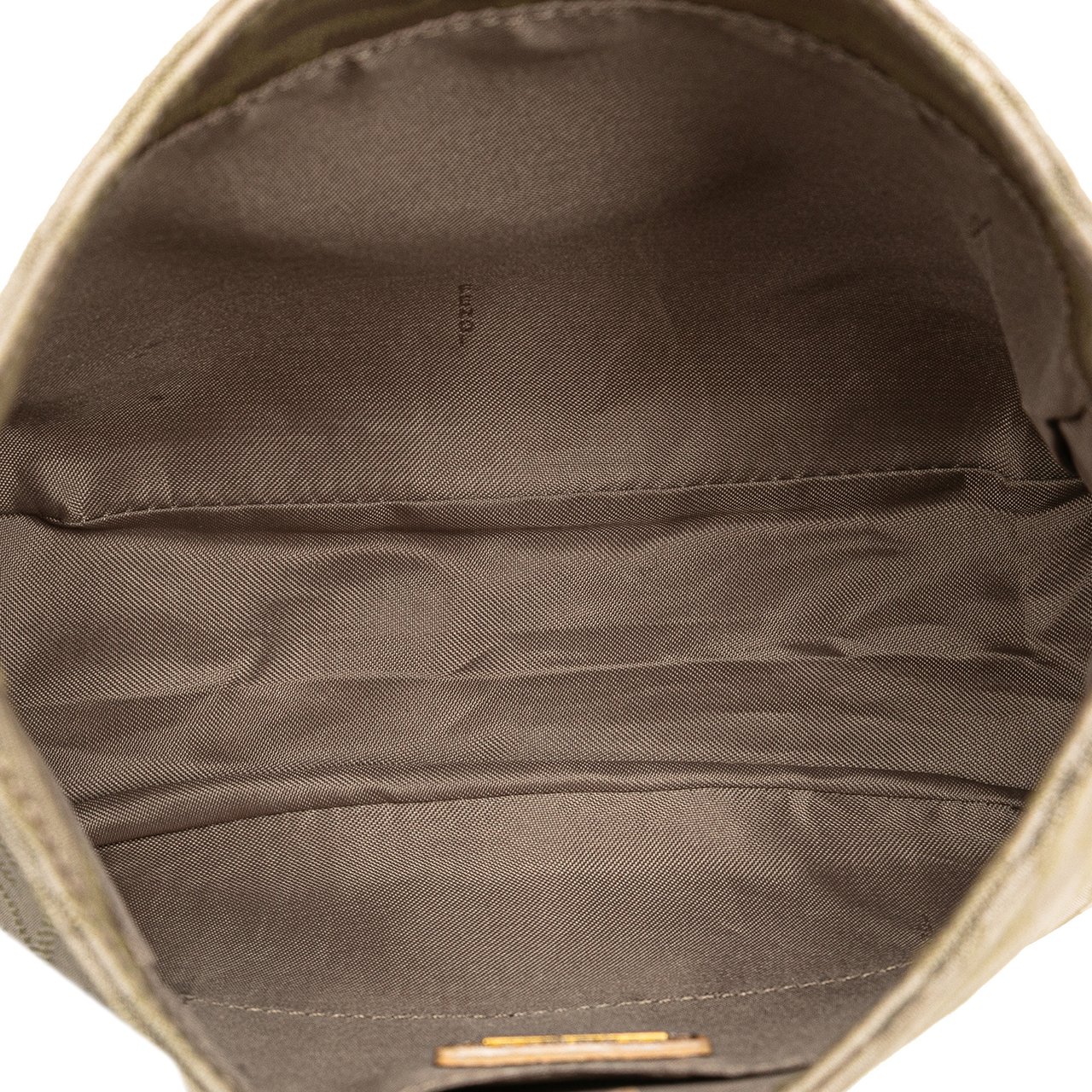 Fendi Zucca Canvas Shoulder Bag Bruin