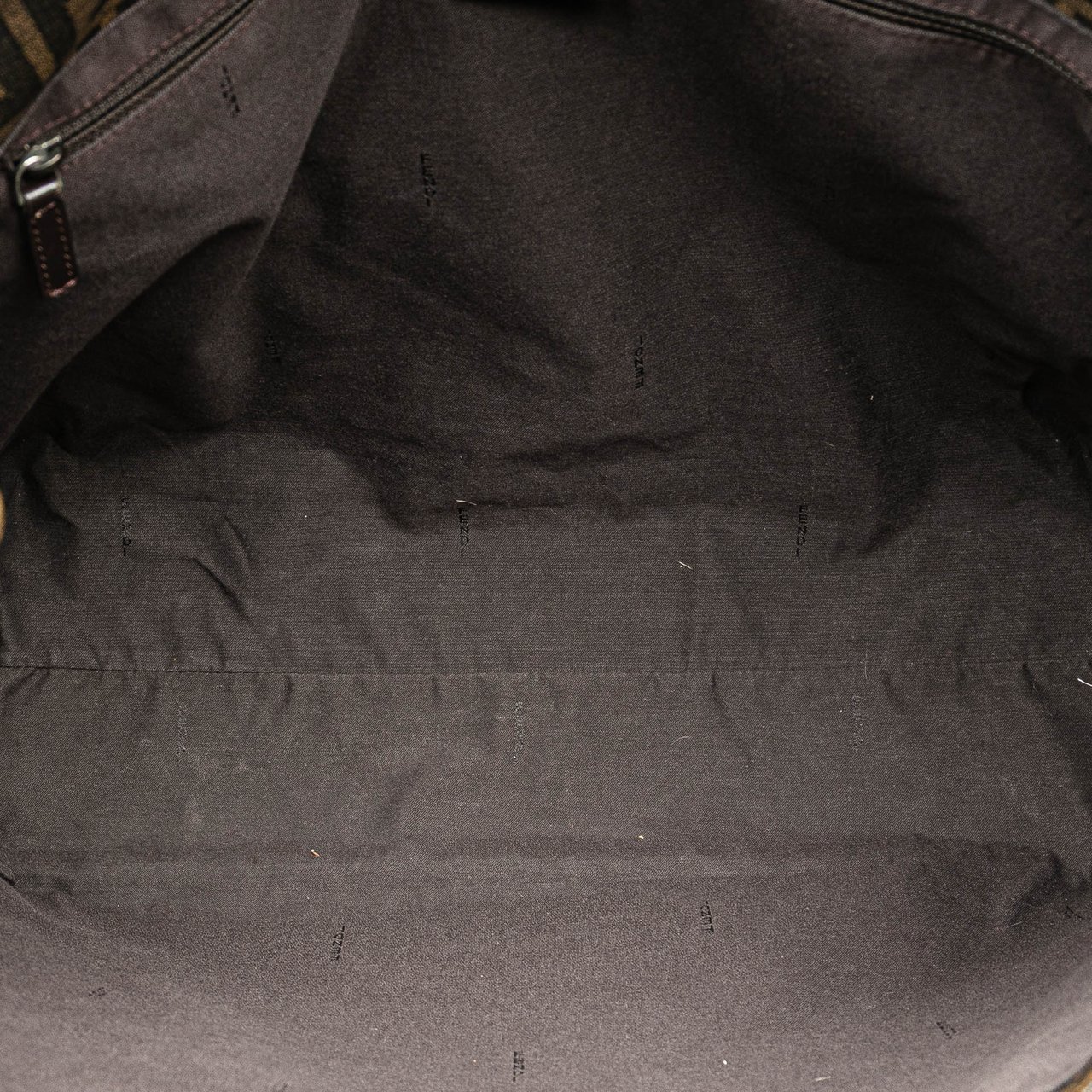 Fendi Zucca Spalmati Tote Bruin