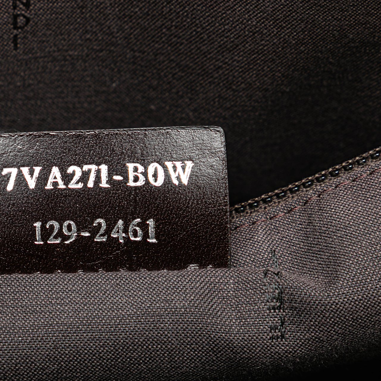 Fendi Zucca Spalmati Tote Bruin