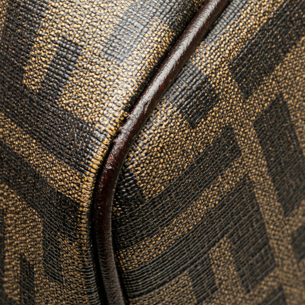 Fendi Zucca Spalmati Tote Bruin