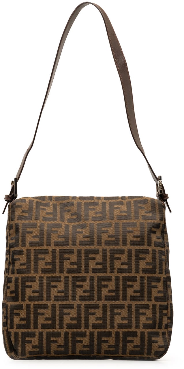 Fendi Zucca Canvas Mamma Forever Bruin