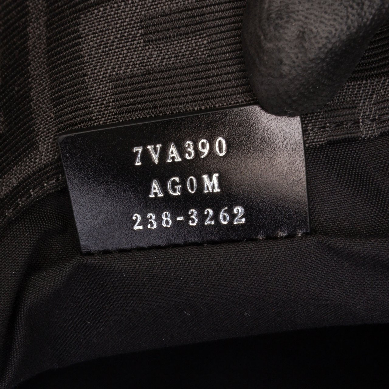 Fendi Large Zucca Jacquard Shopper Tote Zwart