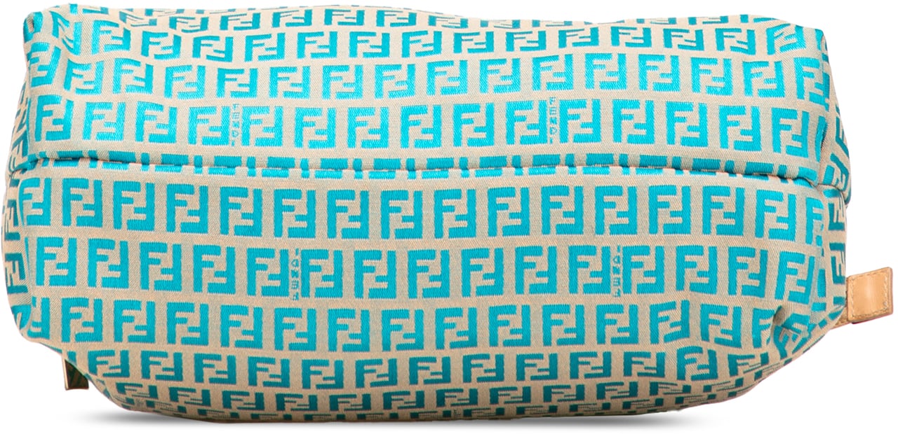Fendi Small Zucchino Canvas Tote Bruin