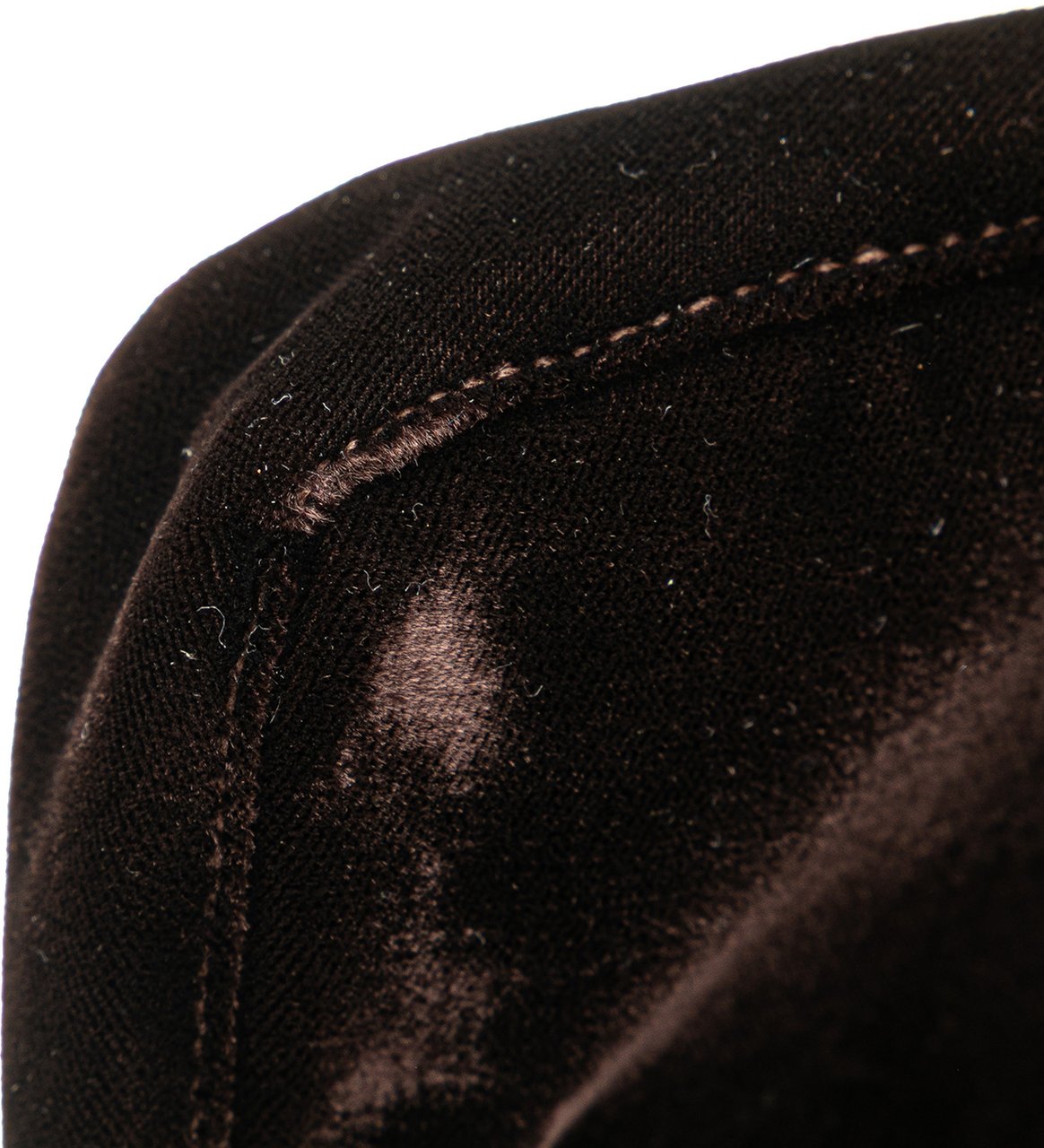 Fendi Velvet Shoulder Bag Bruin