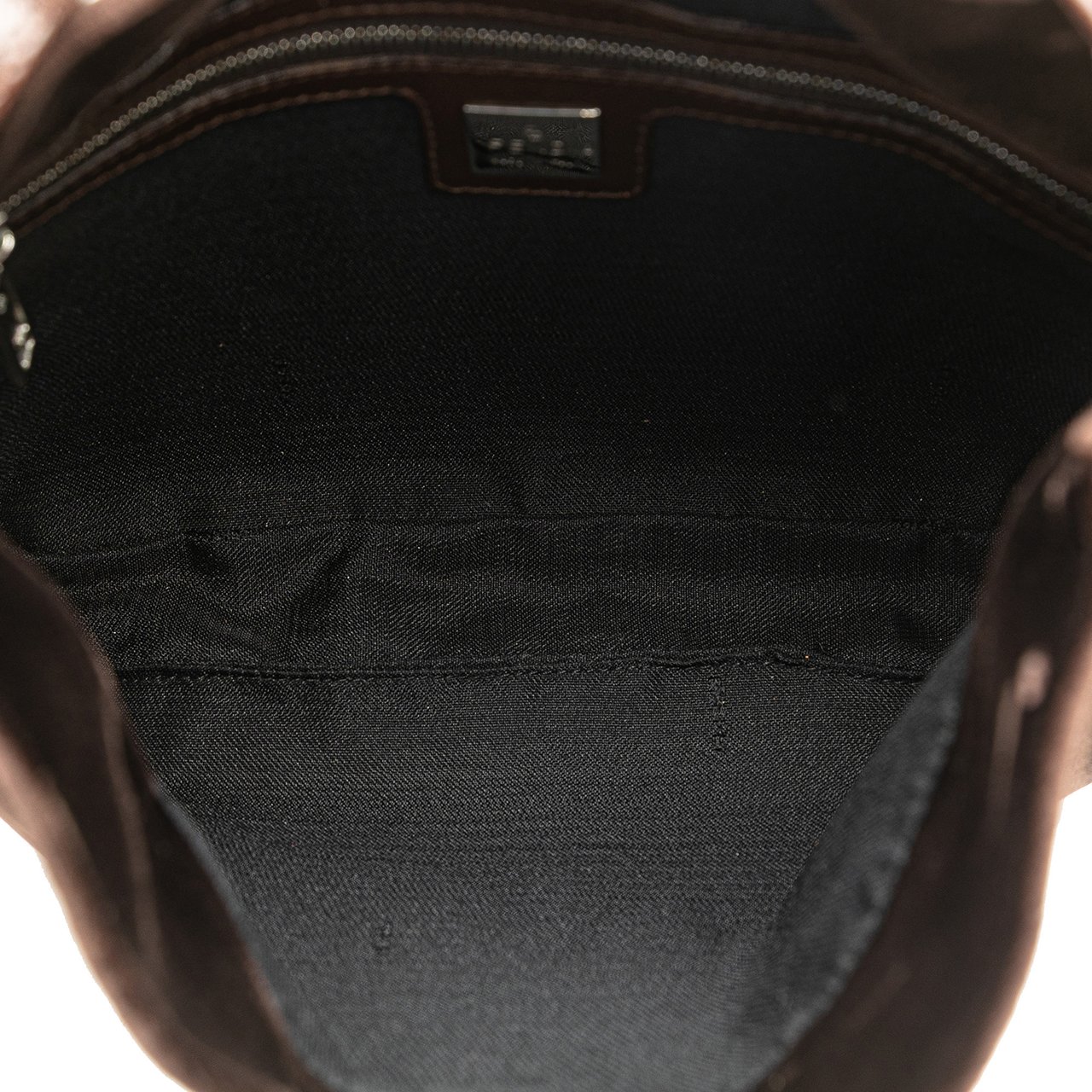 Fendi Velvet Shoulder Bag Bruin