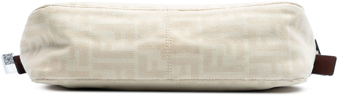 Fendi Zucca Canvas Shoulder Bag Bruin