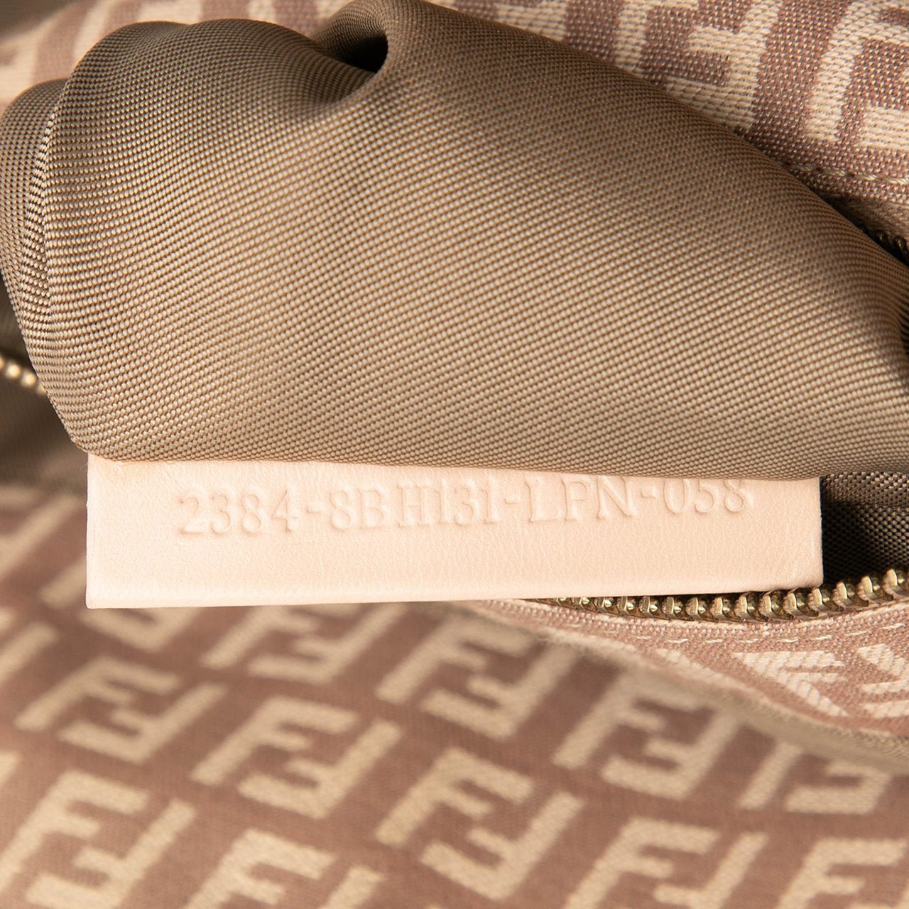 Fendi Zucchino Canvas Tote Roze
