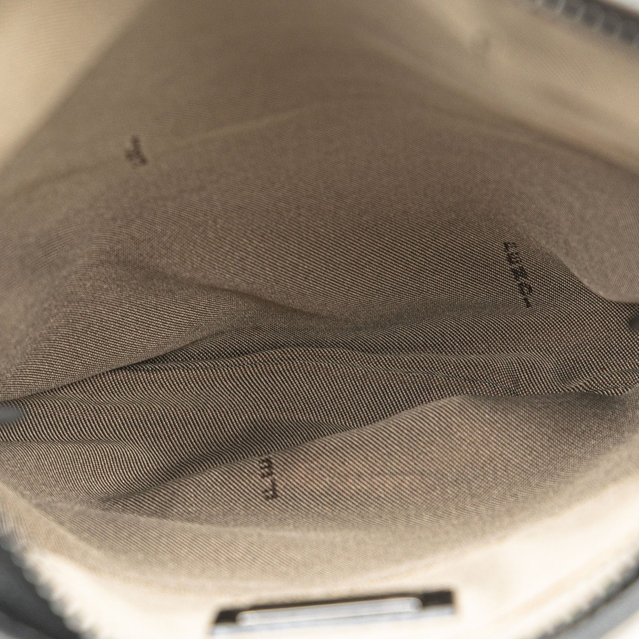 Fendi Zucchino Canvas Crossbody Bruin