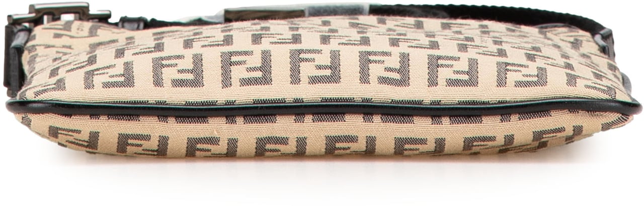 Fendi Zucchino Canvas Crossbody Bruin