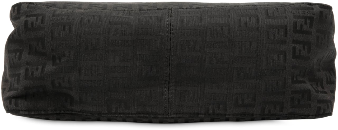 Fendi Zucchino Canvas Pochette Zwart