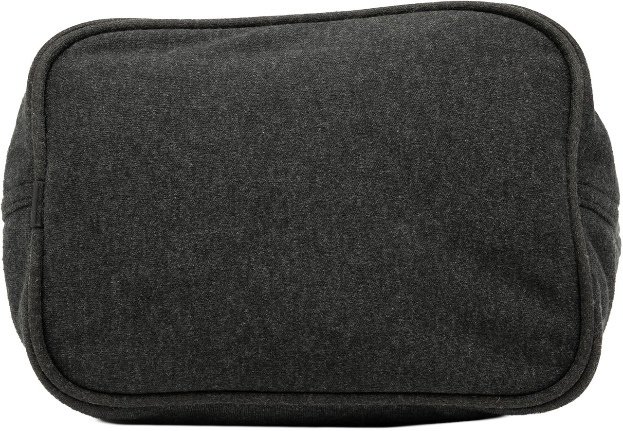 Fendi Cotton Shoulder Bag Grijs