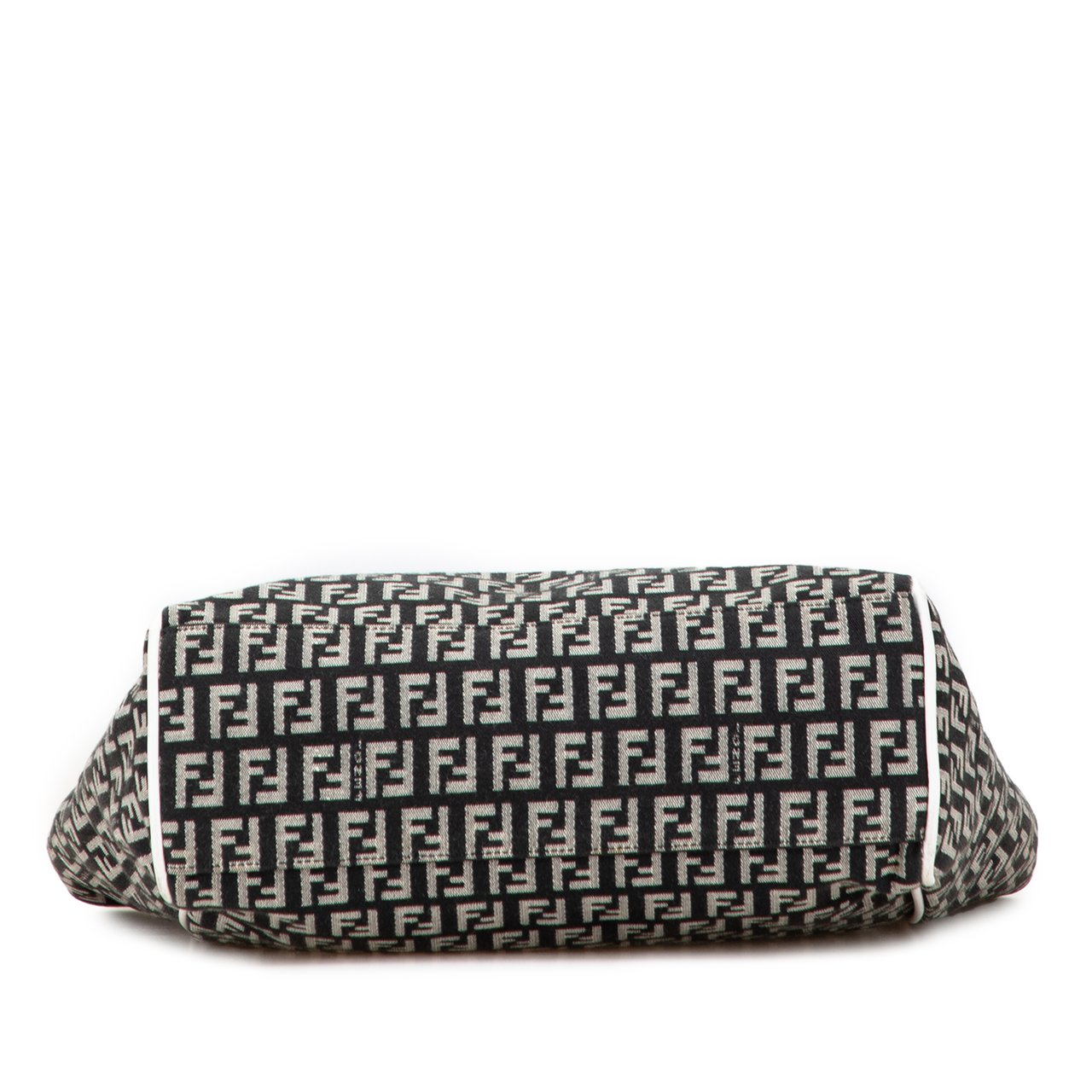 Fendi Zucchino Canvas Tote Zwart