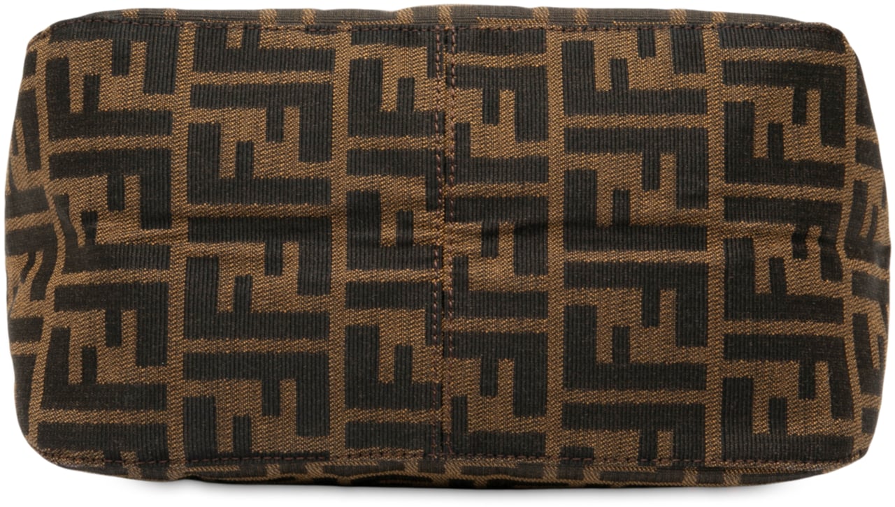 Fendi Zucca Canvas Double Flap Mamma Bruin