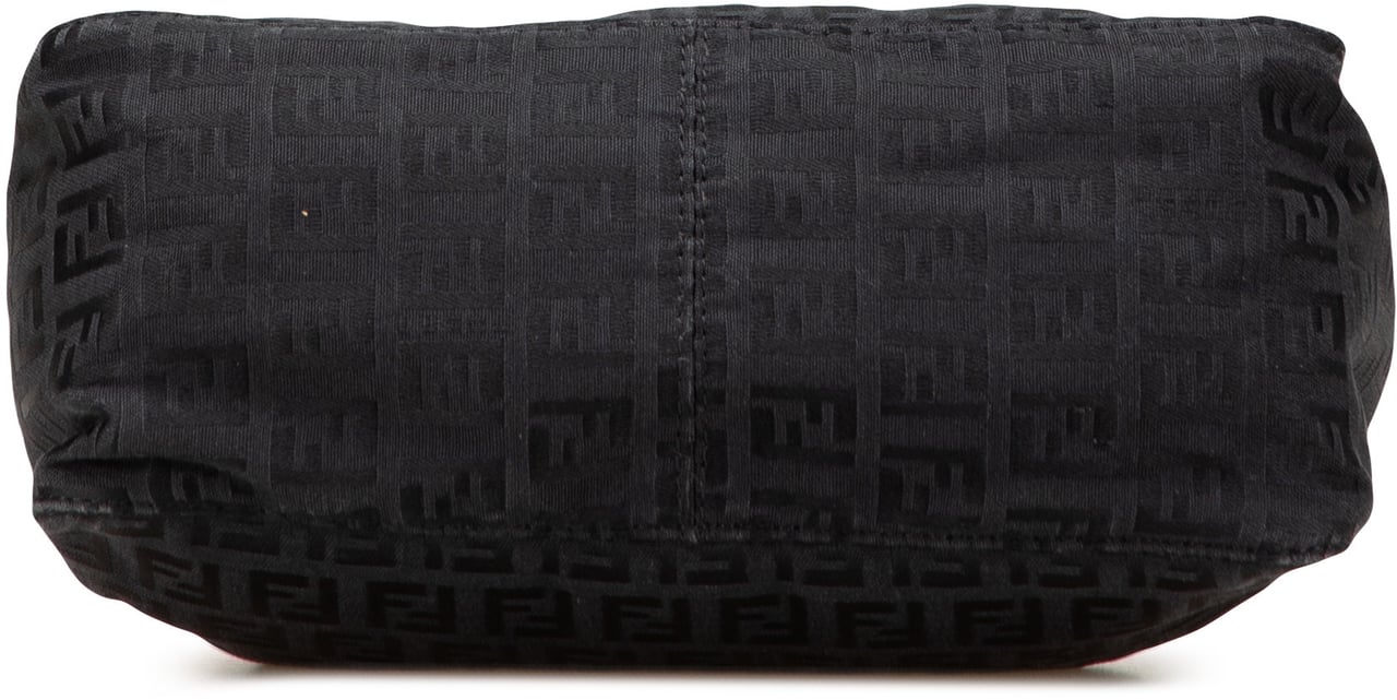 Fendi Zucchino Canvas Handbag Zwart