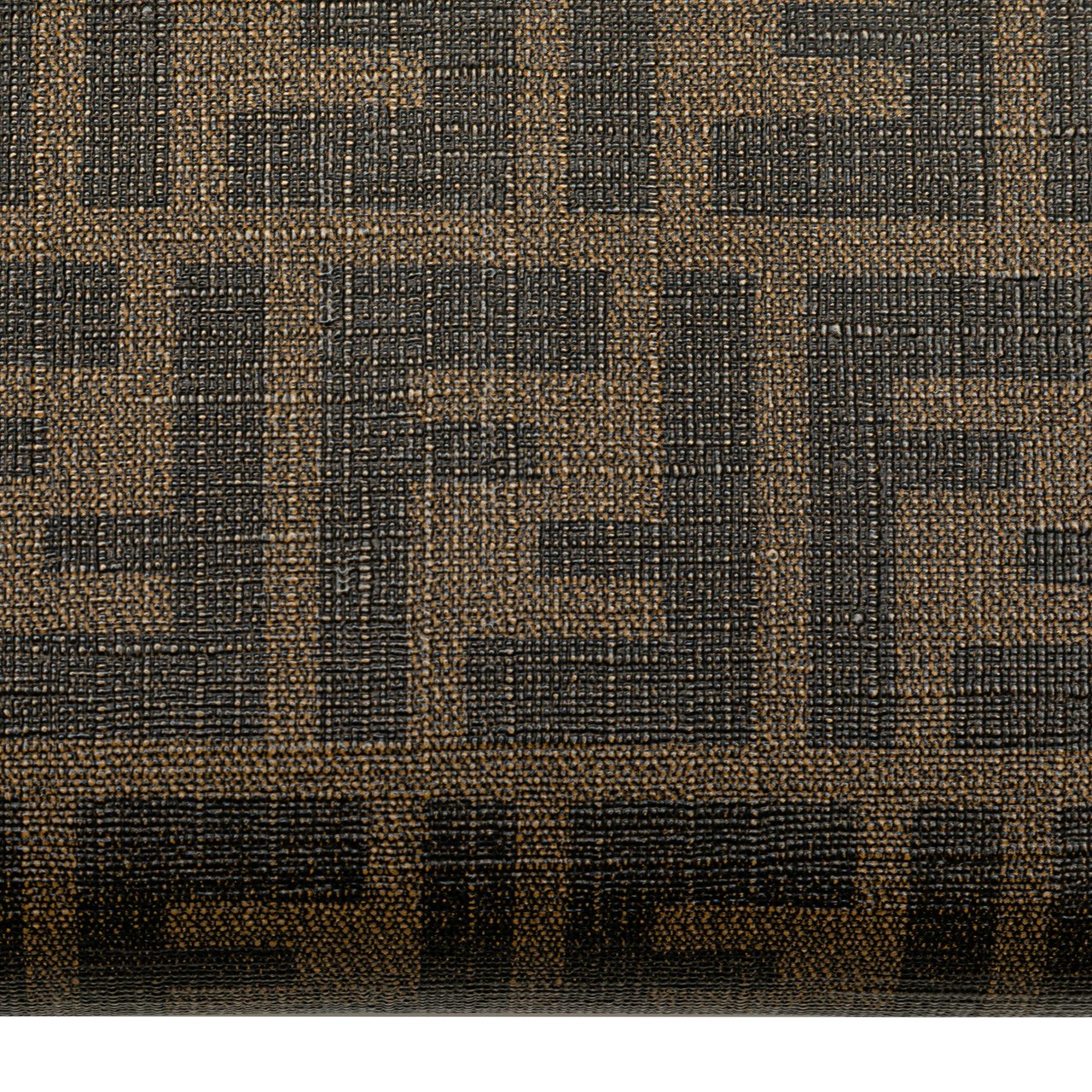 Fendi Zucca Coated Canvas Zip Around Long Wallet Bruin