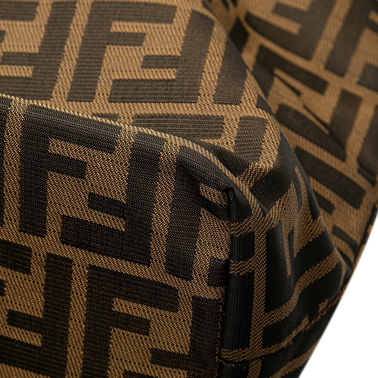 Fendi Zucca Canvas Tote Bruin