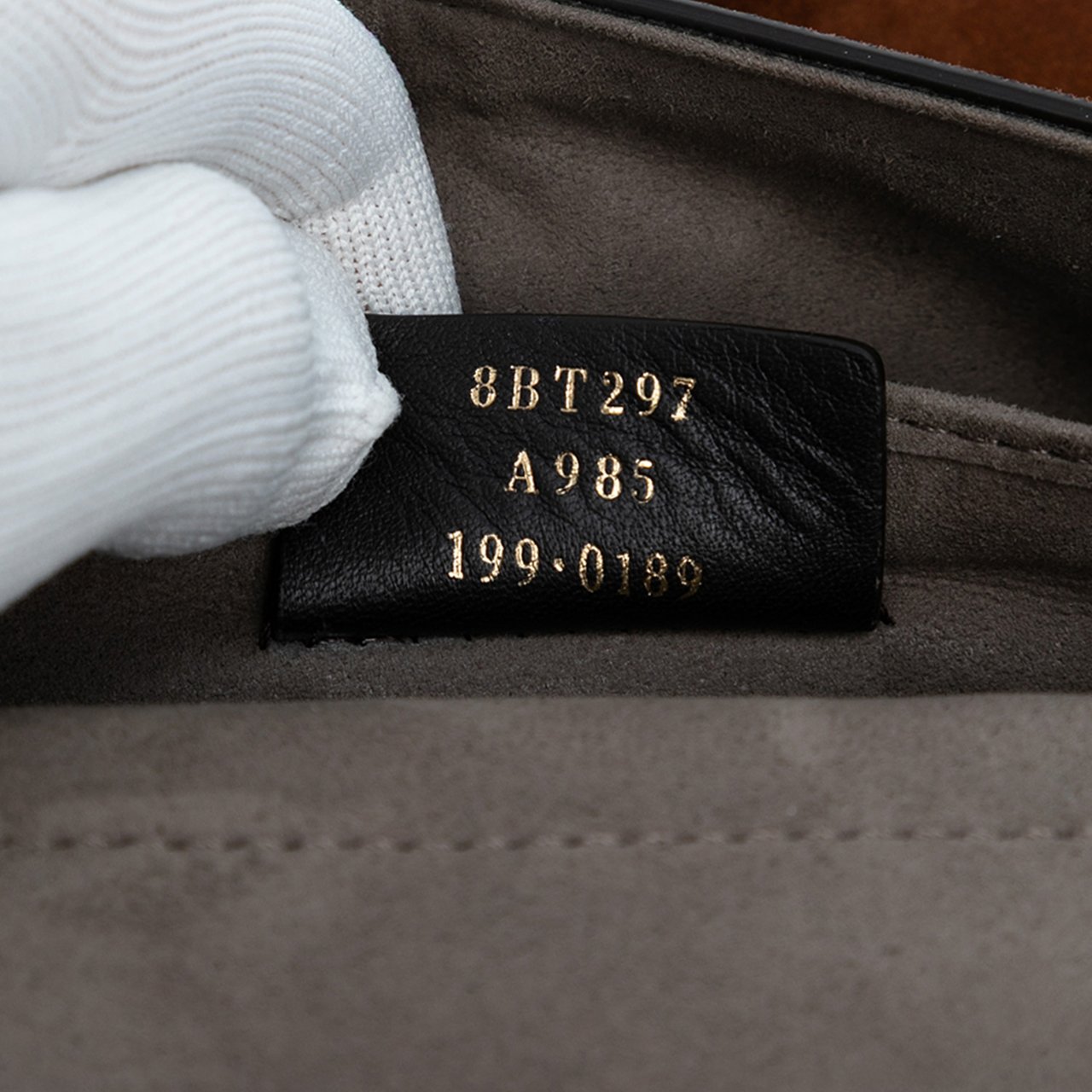 Fendi Printed Satin and Suede Double F Baguette Satchel Bruin