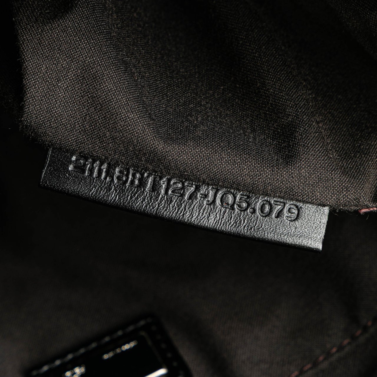 Fendi Zucchino Canvas Crossbody Zwart