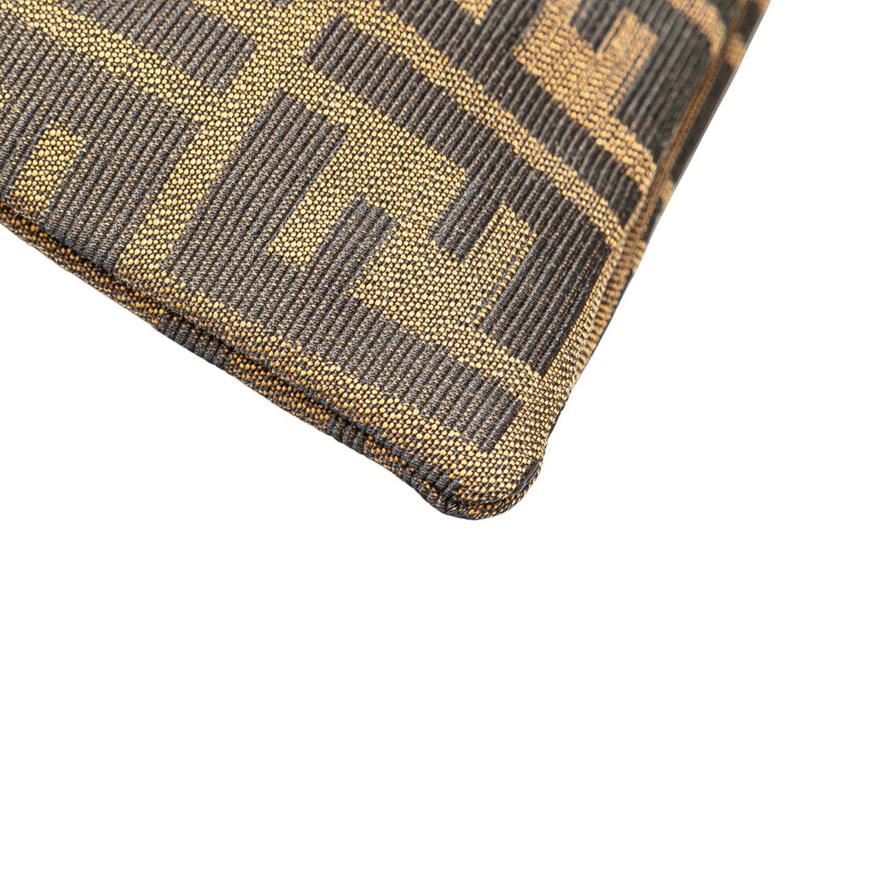 Fendi Zucca Canvas Drawstring Pouch Bruin