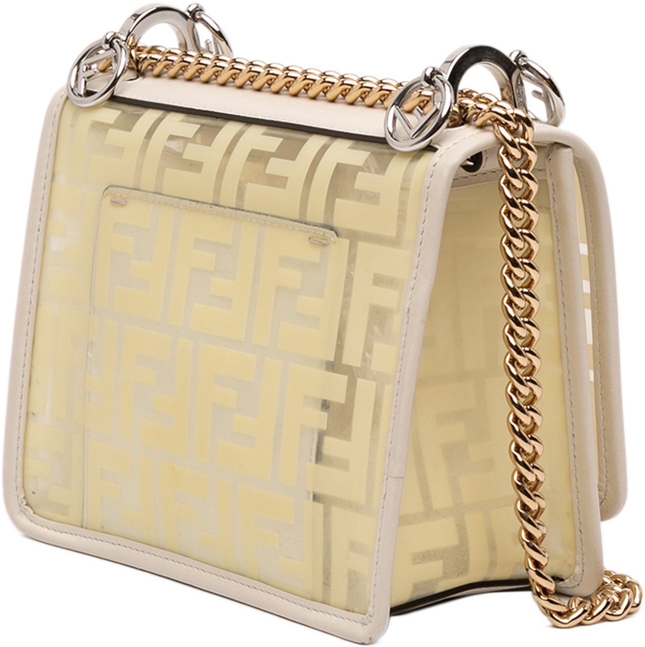 Fendi Small Zucca PVC Kan I F Crossbody Wit