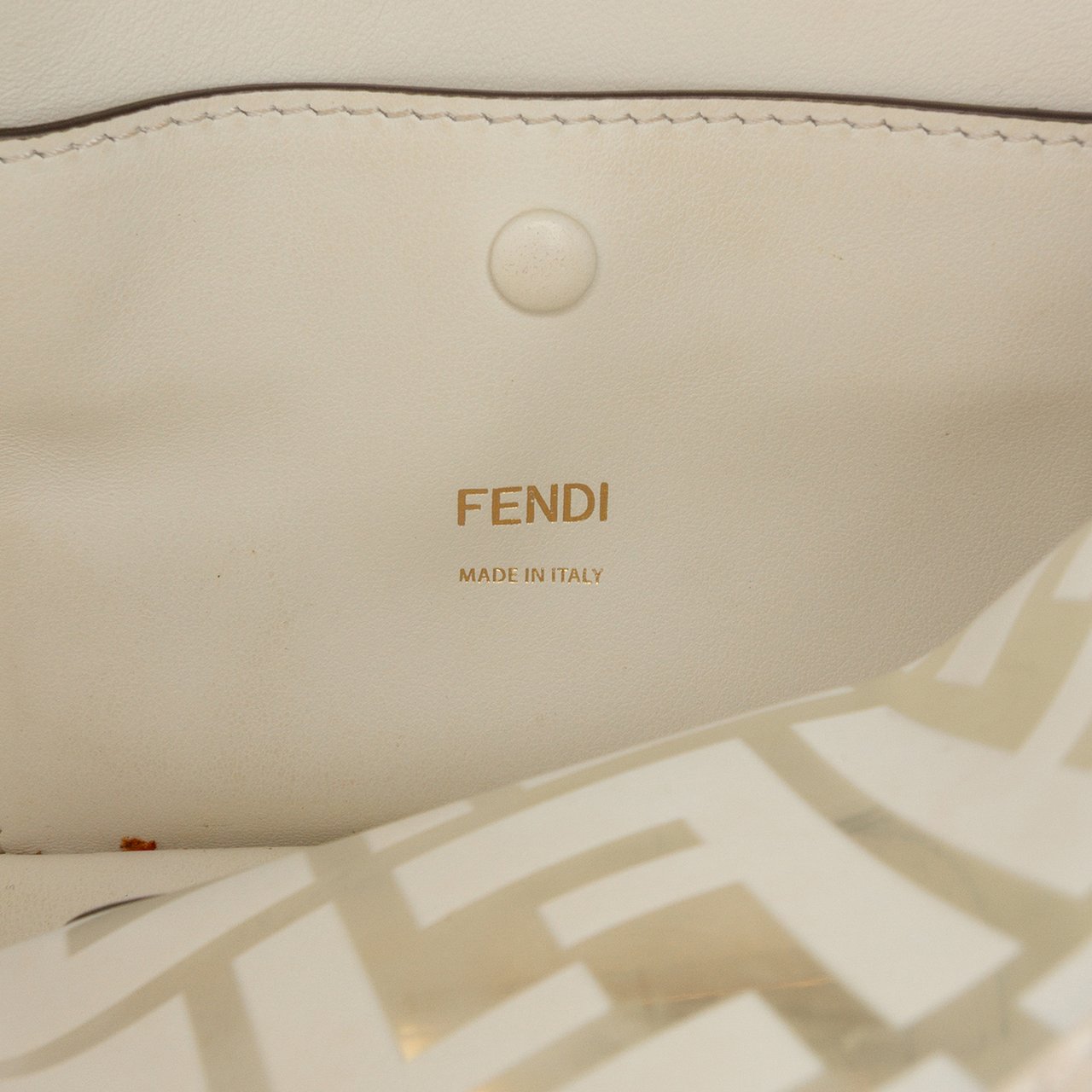 Fendi Small Zucca PVC Kan I F Crossbody Wit