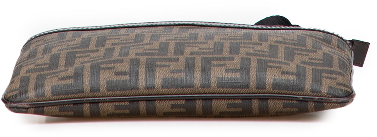 Fendi Zucca Coated Canvas Crossbody Bruin