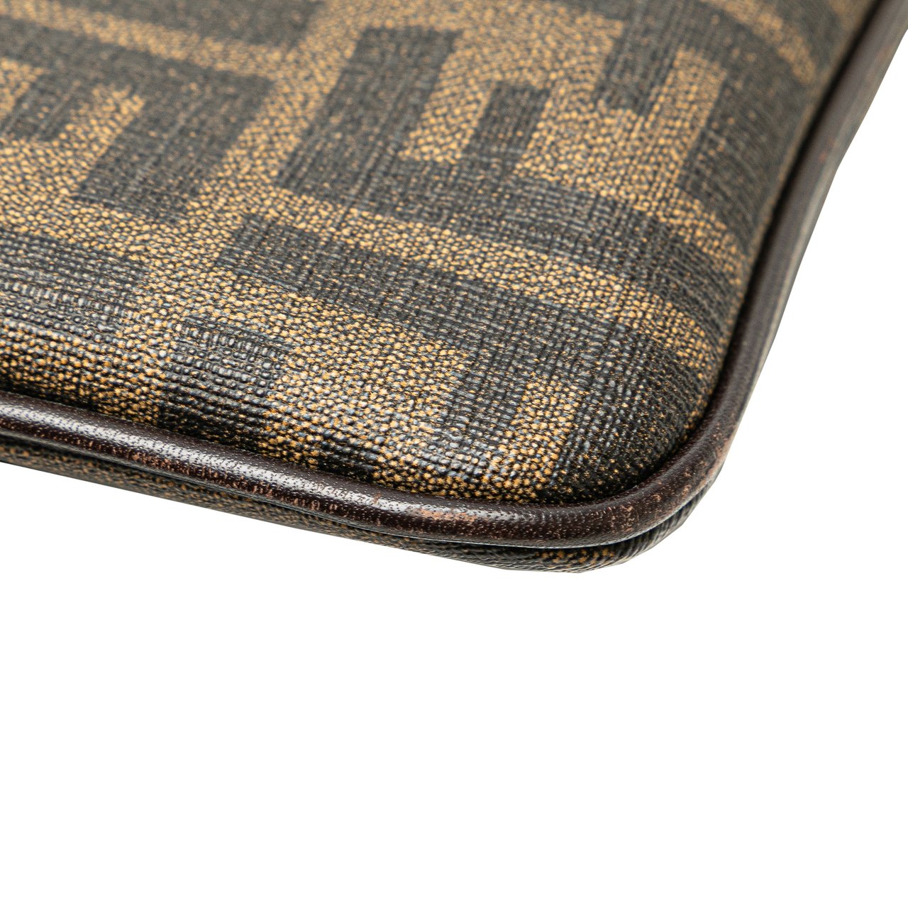 Fendi Zucca Coated Canvas Crossbody Bruin