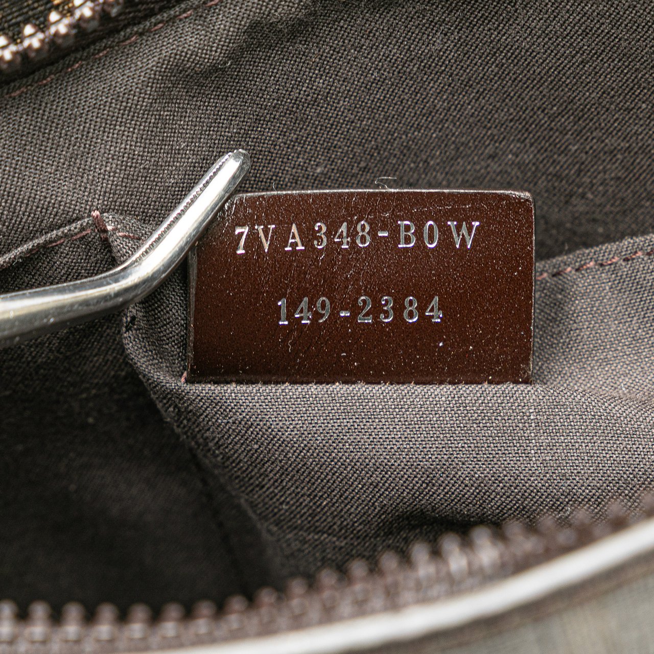 Fendi Zucca Coated Canvas Crossbody Bruin